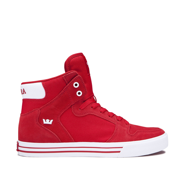 Supra rojos de shops bota